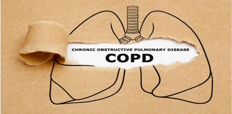What challenges arise from living with COPD?