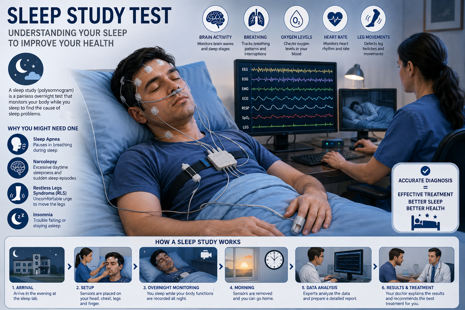 Sleep Study Test Explained: Meaning, Process & Specialists in Dubai