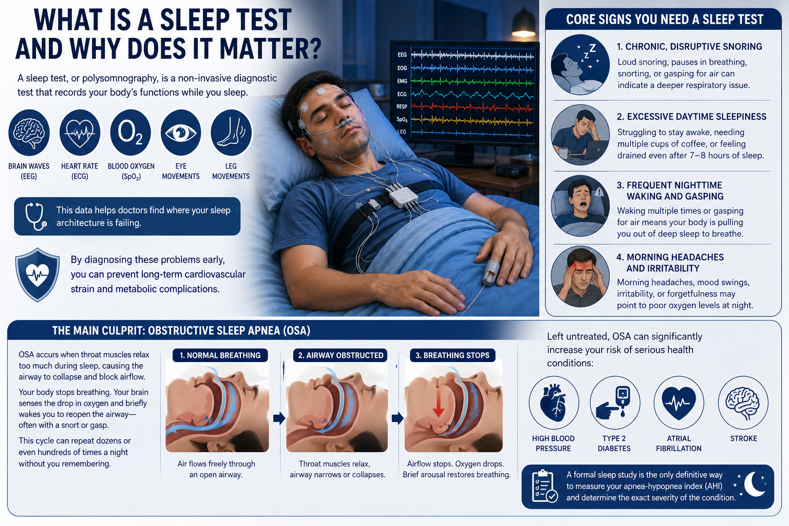 When Do You Need a Sleep Study? Signs, Symptoms & Next Steps