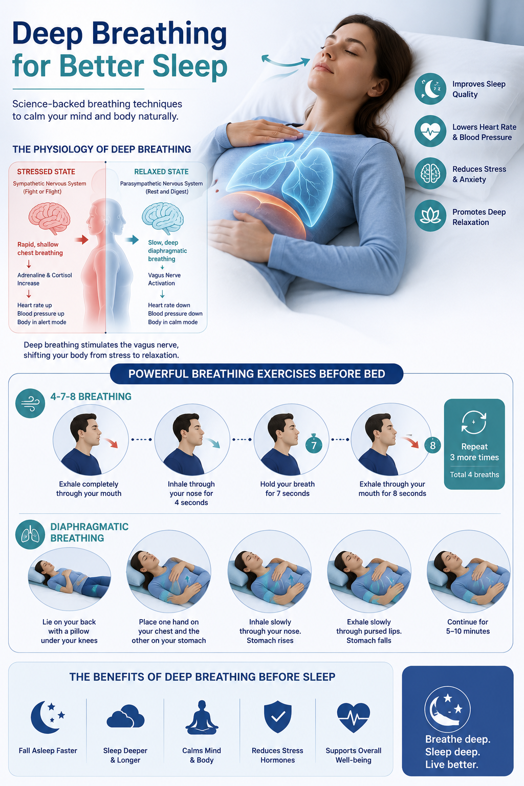 Breathing Exercises for Sleep: Techniques for Insomnia & Apnea